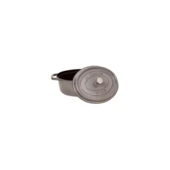 Sale STAUB Cocotte Fonte Ovale 27 cm Gris Graphite 3,2 L