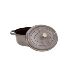 Outlet STAUB Cocotte Fonte Ovale 29 cm Gris Graphite 4,2 L