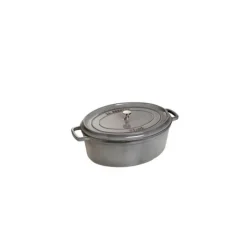 Online STAUB Cocotte Fonte Ovale 31 cm Gris Graphite 5,5 L