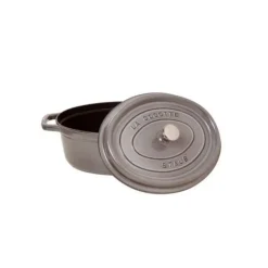 Online STAUB Cocotte Fonte Ovale 31 cm Gris Graphite 5,5 L