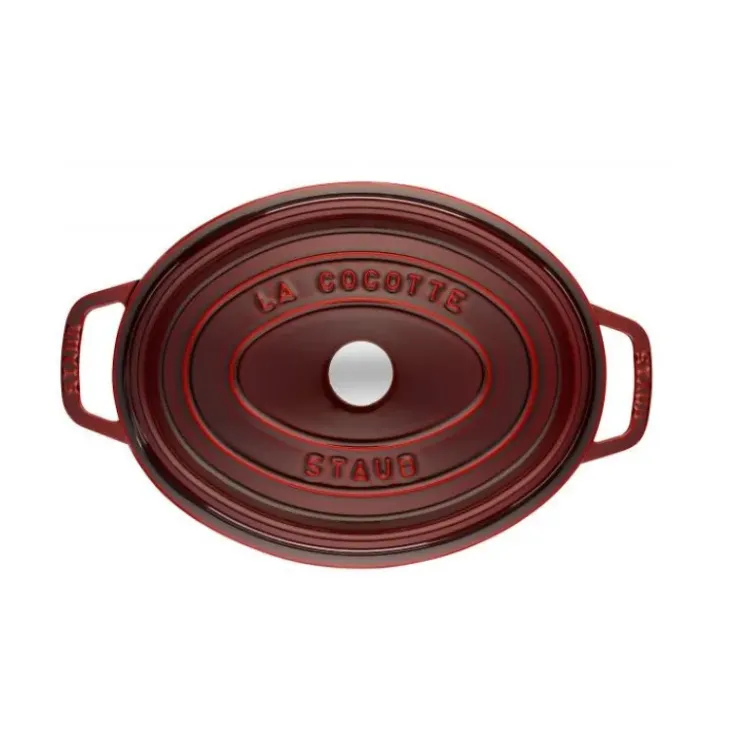 Online STAUB Cocotte Fonte Ovale 33 cm Grenadine Majolique 6,7 L
