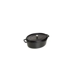 Online STAUB Cocotte Fonte Ovale 17 cm Noir Mat 1 L