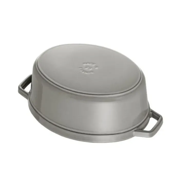 Online STAUB Cocotte Fonte Ovale 15 cm Gris Graphite 0,6 L