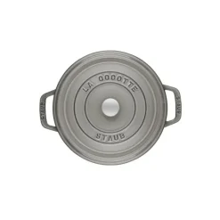 Hot STAUB Cocotte Fonte Ronde 14 cm Gris Graphite 0,8 L