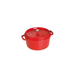 New STAUB Cocotte Fonte Ronde 24 cm Rouge Cerise 3,8 L