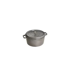 Sale STAUB Cocotte Fonte Ronde 12 cm Gris Graphite 0,4 L