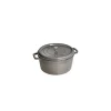 Outlet STAUB Cocotte Fonte Ronde 20 cm Gris Graphite 2,2 L