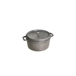 Outlet STAUB Cocotte Fonte Ronde 20 cm Gris Graphite 2,2 L