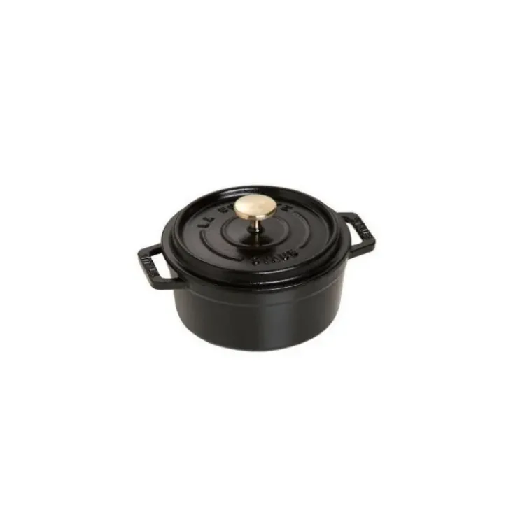 Online STAUB Cocotte Fonte Ronde 12 cm Noir Mat 0,4 L