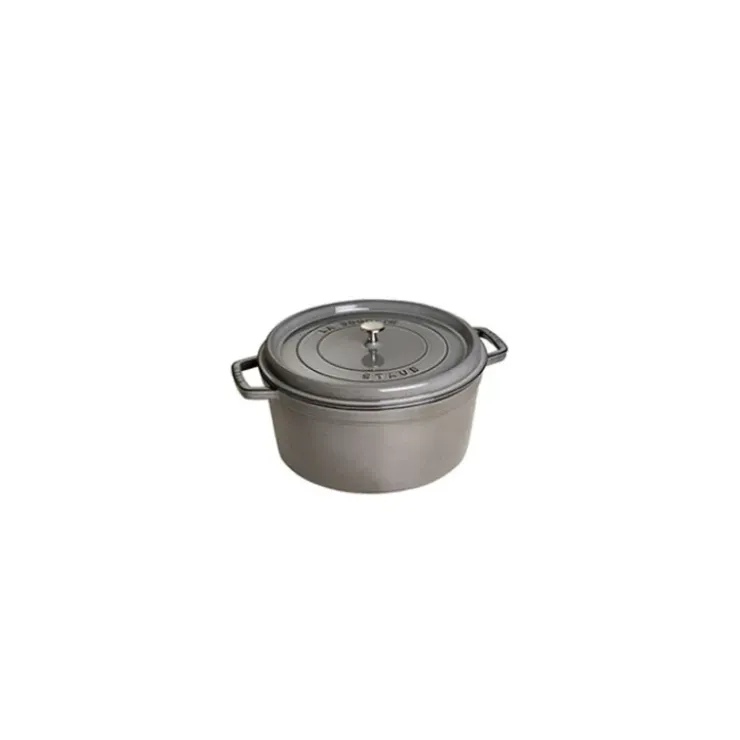 Online STAUB Cocotte Fonte Ronde 16 cm Gris Graphite 1,2 L
