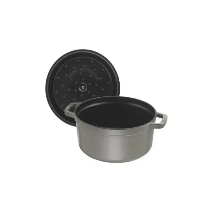 Online STAUB Cocotte Fonte Ronde 16 cm Gris Graphite 1,2 L