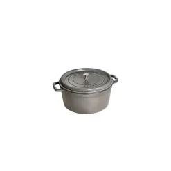 Hot STAUB Cocotte Fonte Ronde 18 cm Gris Graphite 1,7 L