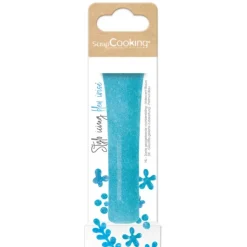SCRAPCOOKING Stylo Glaçage Gel Bleu Pailleté 26 g