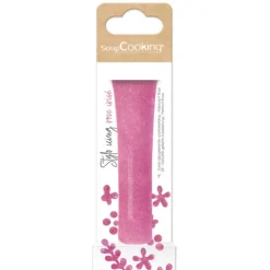 SCRAPCOOKING Stylo Glaçage Gel Rose Pailleté 26 g
