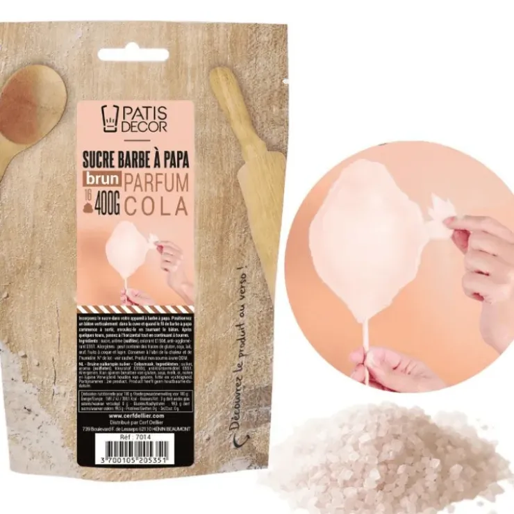 Sale PATISDECOR Sucre Barbe à Papa Cola 400 g Patisdécor