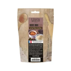 PATISDECOR Sucre Roux Aromatisé Fève Tonka 350 g Patisdécor