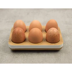 Sale PEBBLY Support à Œufs en Bambou