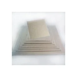 Best FUNCAKES Support Gâteau Carré 35 x 0,4 cm Argenté