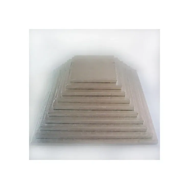 Discount FUNCAKES Support Gâteau Carré 40 x 1 cm Argenté