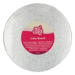 Best FUNCAKES Support Gâteau Rond Ø10 x 0,4 cm Argenté