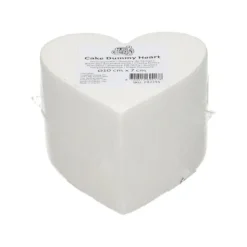 Hot FUNCAKES Support Polystyrène Cœur Ø 10 cm H 7 cm
