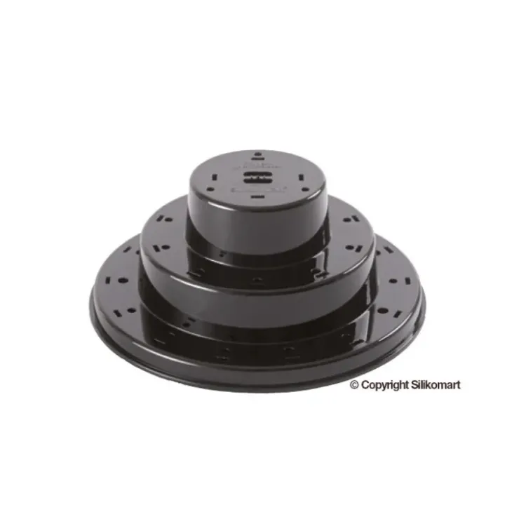 Outlet SILIKOMART Support Pop Cake Noir Ø 225 mm
