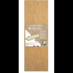 Best SCRAPCOOKING Supports à Gâteaux Kraft et Blanc Rectangle 10 x 30 cm (x5)