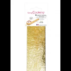 Best SCRAPCOOKING Supports Gâteau Or et Noir Rectangle 4,5 x 13 cm (x10)