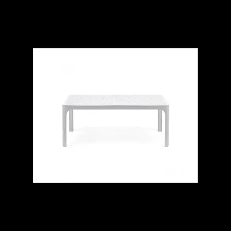 Sale NARDI Table Basse en Résine 60 x 100 cm Blanche Net