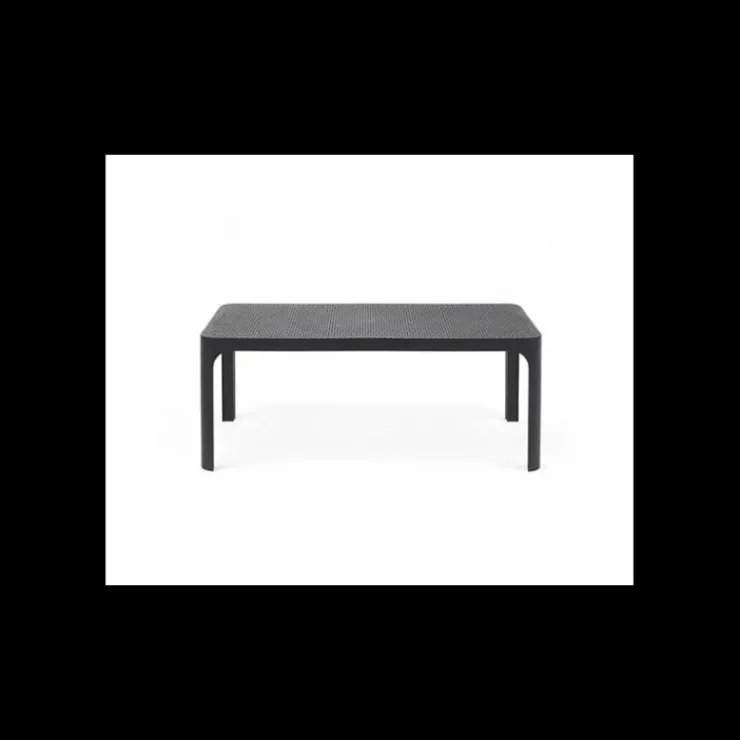 NARDI Table Basse en Résine 60 x 100 cm Anthracite Net