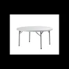 Sale LYROSE Table Ronde Blanche 8 Personnes Congrès