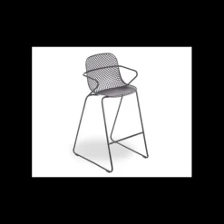 Online GROSFILLEX Tabouret en Acier avec Assise Résine Gris Pavement Ramatuelle 73’
