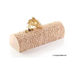 New SILIKOMART Tapis Décor Bûche Grains de Café Silicone Professional