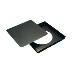 New GOBEL Tarte Carrée bord Cannelé fond mobile