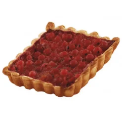 New GOBEL Tartelette carrée cannelée fond fixe