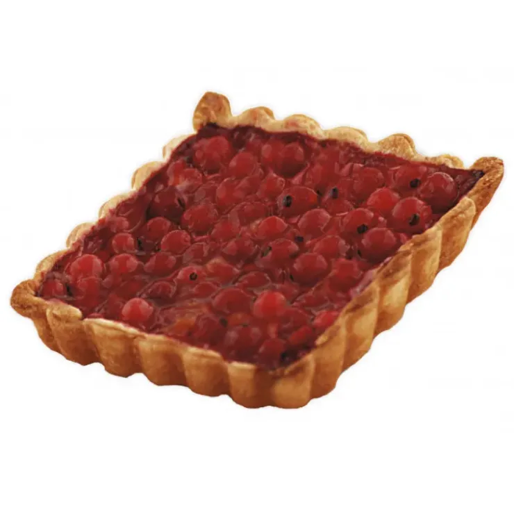 New GOBEL Tartelette carrée cannelée fond fixe