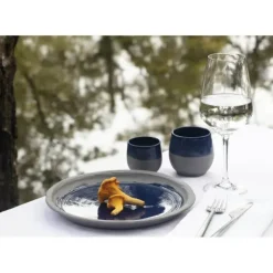 REVOL Tasse en Céramique Bleu Indigo 8 cl No.W