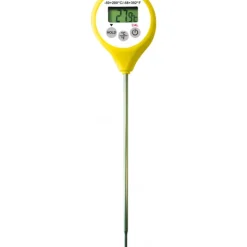 Best ALLA FRANCE Thermomètre Digital étanche à sonde jaune -50°C à +200°C