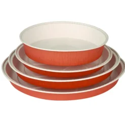 CUISINEADDICT Tourtière Unie en Carton 18 cm x H 3,5 cm Optima (x70)