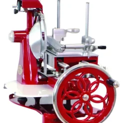 Outlet WISMER Trancheuse à Jambon Manuelle Rétro Rouge 300 mm