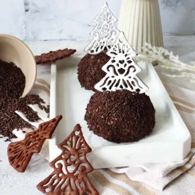 SCRAPCOOKING Vermicelles Chocolat Noir en Sucre 70 g