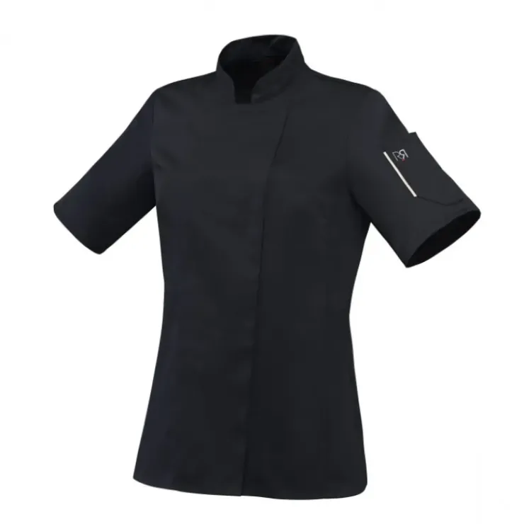 Clearance ROBUR Veste de Cuisine Femme Noire UNERA T.6