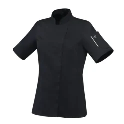 Discount ROBUR Veste de Cuisine Femme Noire UNERA T.3