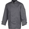 Sale ROBUR Veste de Cuisine Mixte Anthracite NERO T.2 manches Longues