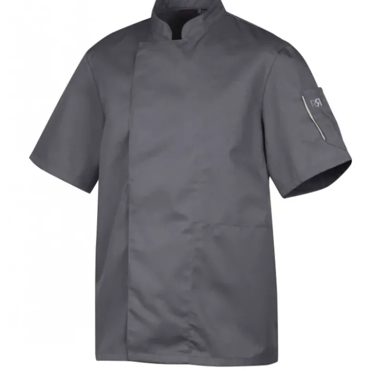 ROBUR Veste de Cuisine Mixte Anthracite NERO T.5