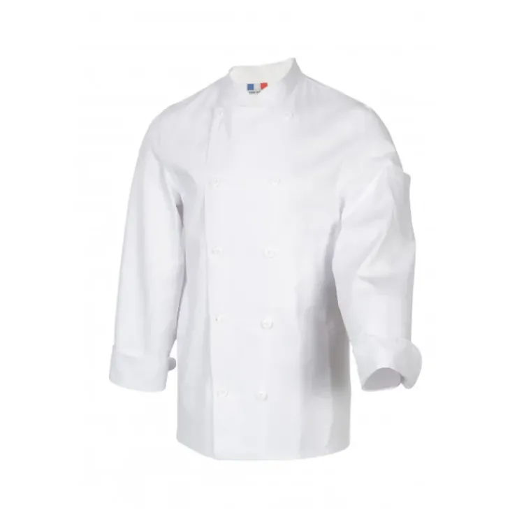 Clearance ROBUR Veste de Cuisine Mixte Blanche TAMISE T.0