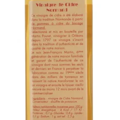 MARTIN POURET Vinaigre de Cidre Normand 50cl