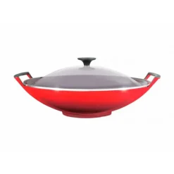 Best LE CREUSET Wok 36 cm Cerise