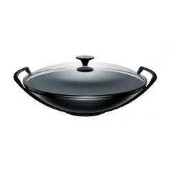 Clearance LE CREUSET Wok 36 cm Noir Mat