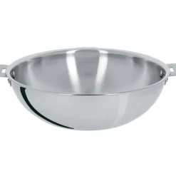 New CRISTEL Wok Casteline Ø 20 cm Manche Amovible Inox